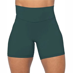 Shorts de Yoga para Mujer, Cintura Alta, Control de Abdomen, Shorts Deportivos para Gimnasio, Shorts de Yoga y Fitness para Mujer - Product Image 1