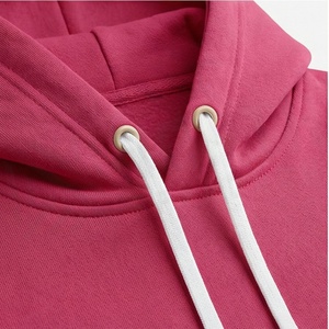 Sudadera con Capucha Oversize Lisa Bordada Personalizada al por Mayor, Sudaderas de Streetwear para Mujer, Tops de Gimnasio de Manga Larga - Product Image 4