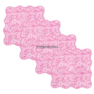 Coloured Cotton Fabric High Quality Low Price Scallop Napkins 100% Cotton Made Premium Quality <b>Table</b> Napkin Indian Customizable - Product Image 6