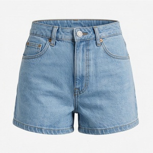 กางเกงยีนส์ขาสั้นผู้หญิงคุณภาพสูง ระบายอากาศได้ดี ติดกระดุม ผ้าฝ้าย สไตล์บูตตี้ แฟชั่นลำลองแนวสตรีท ทันสมัย - Product Image 1