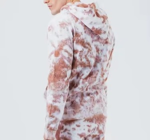 Conjunto Deportivo Informal de Algodón con Capucha y Estampado Tie Dye para Hombre, con Bolsillos Laterales y Cierre con Cordón, para Primavera - Product Image 5