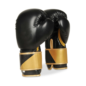 Gants de boxe professionnels de haute qualité, respirants, avec logo personnalisé imprimé, en cuir PU, avec fermeture à boucle et crochets pour adultes - Product Image 5