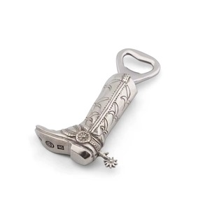 Abridor de Botellas con Diseño de Bota Plateada, Herramienta de Bar Premium de Metal, para Uso en el Hogar, Cocina y Fiestas, Elegante Opción de Regalo de la India - Product Image 1