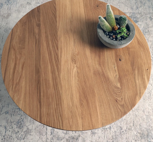 Mesa de Centro Moderna de Lujo, Hecha a Mano y Personalizada, con Tapa de Madera Blanca y Metal Dorado, Estilo Nórdico, para Sala de Estar - Product Image 5