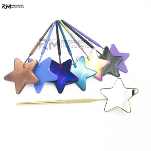 RMI Stainless Steel <b>Mirror</b> Checking Eyelash <b>Star</b> Shape Extension Multi Color <b>Mirror</b> Customized & Packaging - Product Image 4