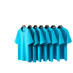 เสื้อยืดแขนสั้นผู้ชาย สีพื้น คอกลม ทรงปกติ สวมใส่สบาย ผ้าฝ้ายเจอร์ซีย์ถัก 100% ดีไซน์เรียบ - Product Image 4