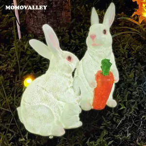 Açık led noel süslemeleri tatil olay parti planlama için paskalya tavşanı maskot bahçe dekor tavşan yaratıcı ürünler