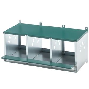 Jaulas de Acero Galvanizado de 3 Compartimentos para Pollos, Jaulas Metálicas para Animales Fáciles de Montar - Product Image 5