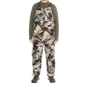 <b>Waterproof</b> Camouflage Hunting Bibs Insulated Thermal Outdoor Tactical Camo <b>Overalls</b> Windproof Silent Hunting Pants for Men - Product Image 1