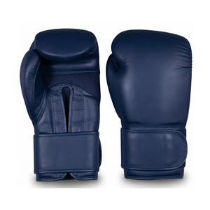 Gants de boxe en cuir de vachette blanc, fermeture auto-agrippante, sangle de poignet réglable, 10 oz à 16 oz, gants d'entraînement unisexes - Product Image 3