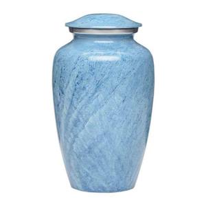 Urne funéraire en aluminium de qualité supérieure, durable, faite à la main, pour cendres d'adultes - Product Image 3