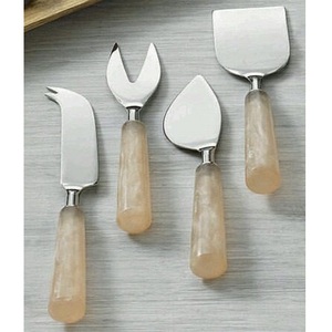 Custom Logo 304 Stainless Steel <b>Cheese</b> <b>Knife</b> <b>Set</b> of 4 Piece With Resin Handle Fork Spreader Heart <b>Knife</b> Wedding Events Tableware - Product Image 6