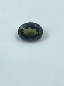 Turmalina verde de corte ovalado, piedra suelta facetada natural de 5.00 quilates para la fabricación de joyas - Product Image 3