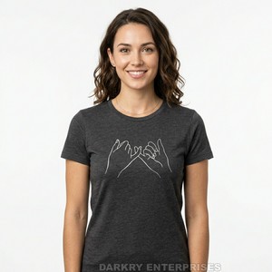 Camiseta Azul Personalizada para Mujer con Gráfico de Corazón y Olas Marinas, Camiseta de Algodón Azul Claro, Fabricante de Ropa de Verano al por Mayor - Product Image 4