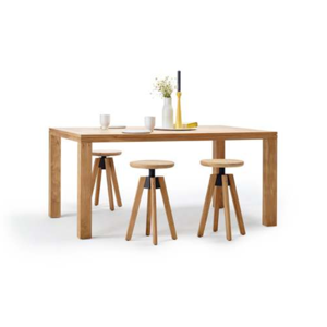 Solid Teak <b>Wood</b> Portable Modern Minimalist Outdoor Dining Home Bar <b>Stool</b>-Waterproof & Eco-Friendly - Product Image 4