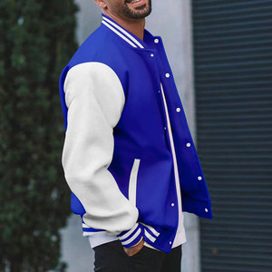 Chaqueta Letterman de Lona de Primera Calidad, Chaqueta de Invierno Transpirable, 100% Algodón, Colores y Tallas Personalizables, Venta al Por Mayor, OEM - Product Image 6