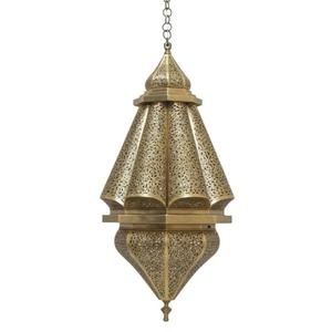 Decorative Moroccan <b>Lantern</b> Ramadan Eid Decoration tealight Candle Holder Hanging <b>Hurricane</b> Gold Color <b>Lantern</b> Heat Resistance - Product Image 3