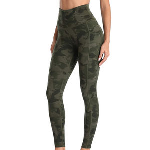 Leggings de sport pour femmes de haute qualité, taille haute, longueur intégrale, décontractés, été, polyester, élasthanne, couleurs et tailles personnalisées - Product Image 1