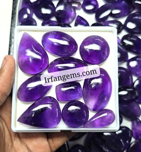 Ametista Africana 100% Natural de Alta Calidad, Cabujón, Precio al por Mayor, Lote de Piedras de Amatista Africana para Joyería - Product Image 2