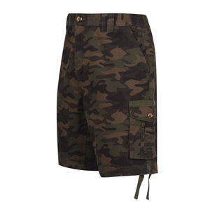 Shorts cargo pour hommes, design tactique, tissu en coton léger, coupe confortable, multi-poches, décontracté, streetwear d'été pour hommes - Product Image 2