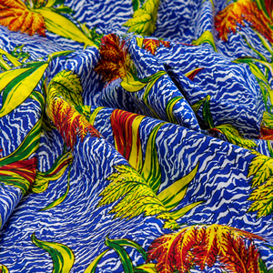 Tela de satén suave con estampado digital y bordado para caftanes y abayas de los Emiratos Árabes Unidos, ideal para compradores de textiles de moda modesta. - Product Image 3