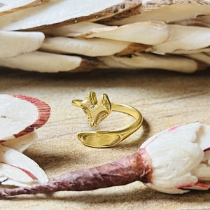 New Design Minimalist <b>Fox</b> <b>Rings</b> Boho Brass <b>Rings</b> For Womens 18k Gold Plated Antique Animal Theme Jewelry For Wholesale/OEM/ODM - Product Image 6