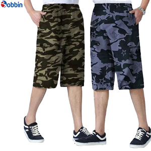 Pantalones Cortos Bermuda de Camuflaje Personalizados para Hombre, MOQ Bajo, Cintura Elástica, Diseño Casual con Bolsillos, Tela Tejida Transpirable de Poliéster - Product Image 1