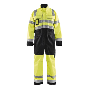 Traje de Seguridad de Alta Visibilidad, Impermeable, con Bolsillos Reflectantes, Resistente al Calor, para Adultos, Ropa de Trabajo - Product Image 3