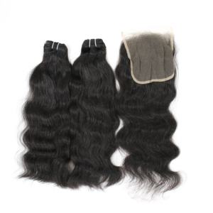 100% Extensions de cheveux humains doux épais trame cheveux de haute qualité prix de gros vietnamien usine vague Style HD dentelle sans perte - Product Image 1