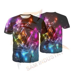 Camiseta de sublimación a la moda y de gran venta para hombre, recién llegada, de manga corta. - Product Image 3