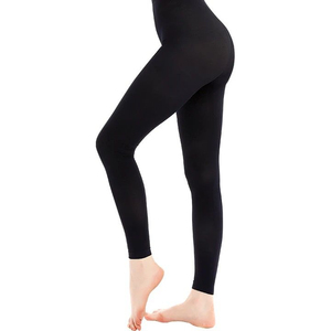 Leggings de yoga pour femmes de haute qualité, taille haute, ajustés, décontractés, respirants, légers, tricotés, 100 % coton, confortables et à séchage rapide - Product Image 5