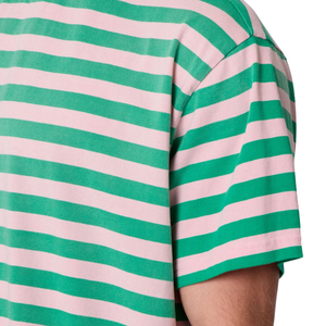 Mens O Neck Short Sleeve <b>T</b> <b>Shirt</b> Horizontal Striped Loose Fit Casual Streetwear Wholesale Custom OEM Cotton Jersey Tee <b>Shirt</b> Top - Product Image 6