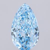 Diamant de laboratoire vert vif fantaisie de qualité supérieure, taille poire, certifié IGI, CVD, diamant en vrac, haute clarté, pierre de qualité supérieure pour la fabrication de bijoux.