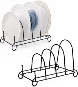 Support de rangement pour plaques de poids en métal noir, type A, double niveau, design élégant en forme d'arbre, pour haltères et disques - Product Image 4