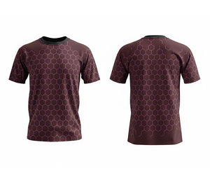 เสื้อยืดกีฬาแบบซับลิเมชั่น ชุดทีมสั่งทำพิเศษ |   ไซส์ผู้ชาย ผู้หญิง และเยาวชน |   ชุดกีฬาฝึกซ้อมน้ำหนักเบา แห้งเร็ว - Product Image 2