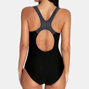 High Quality ladies swimsuit one piece sports swimwear racerback design comfortable fit quick dry fabric export - Product Image 5