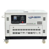 Groupes électrogènes silencieux à essence 5kw 8kw 10kw 12kw 15kw 20kw 25kw avec ATS, grand réservoir de carburant, triphasé, générateur dynamo au GPL/gaz propane