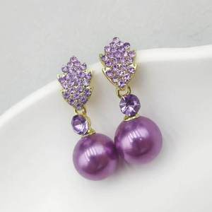 Boucles d'oreilles unisexes AMBER JEWELS romantiques plaquées or rose 18 carats, or massif rempli, diamant naturel taille brillant, luxe certifié IGI - Product Image 2