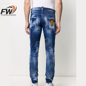 Nouveau Jean en Denim Premium pour Homme, Style Urbain, Effet Délavé, Séchage Rapide, Tissu Respirant et Léger, Vente Chaude - Product Image 4