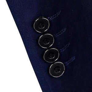 Traje de esmoquin de color liso de gran venta, blazer transpirable, pantalón y abrigo, trajes de hombre al por mayor, 3 piezas, ropa de boda, traje de novio para fiesta - Product Image 5