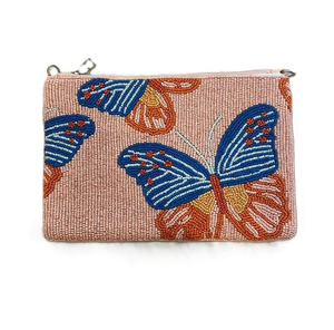Porte-monnaie luxueux fait main, brodé, avec perles, petit sac à monnaie pour femmes à prix avantageux - Product Image 1