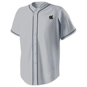 Camiseta de Béisbol Blanca Personalizada 2025 para Hombre, Uniforme de Equipo con Botones, Logotipo Bordado, Venta al Por Mayor - Product Image 4