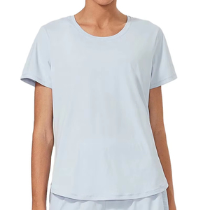 Vêtements décontractés et formels, vêtements de course, t-shirt de sport pour femme, haut d'entraînement pour femme, tee-shirt de fitness, chemisier d'entraînement - Product Image 3