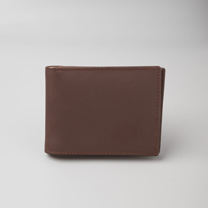 Portefeuille unisexe en cuir véritable de qualité supérieure, imperméable et léger, fermeture ouverte, longueur courte - Product Image 3