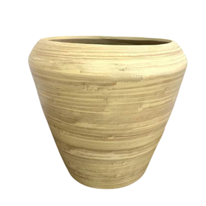 Pot de fleurs en bambou tressé écologique, pot de fleurs design, pot de fleurs d'intérieur pour décoration de maison de style scandinave en provenance du Vietnam - Product Image 6