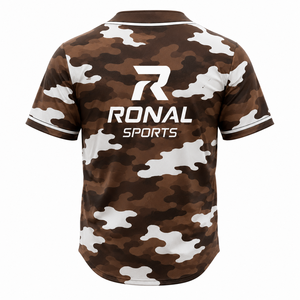Maillots de baseball personnalisés en gros, imprimés, respirants, en polyester, pour uniformes d'équipe unisexes, fournisseur en gros, faible MOQ - Product Image 2
