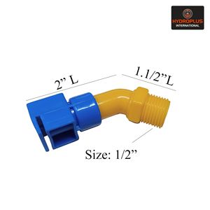 Heavy Duty Nylon PV Cleaning Spray Nozzle Wide Spray for Rooftop Solar Exporter - Product Image 2