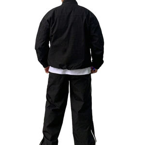 Conjunto Deportivo Personalizado con Logotipo, Chaqueta Impermeable con Capucha, Ligera, de Nailon, para Invierno, Ropa Deportiva para Hombre - Product Image 6