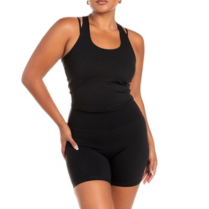 Active Wear <b>Shorts</b> Fitness Soft Comfortable Yoga Black Sports Gym Sets for Women - Product Image 1