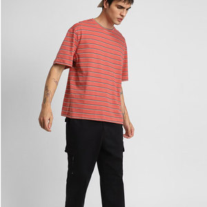 T-shirt Homme Col Rond Oversize 100% Coton Style Urbain Personnalisable Faible MOQ 10 Pièces - Product Image 2